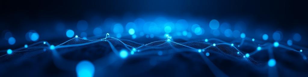 Abstract digital network lines connecting points, symbolizing global connectivity and data flow.